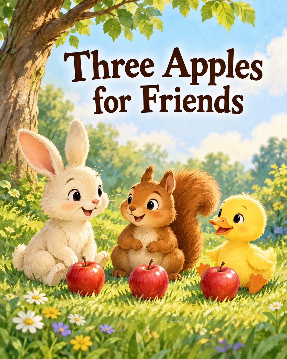 Portada de Three Apples for Friends